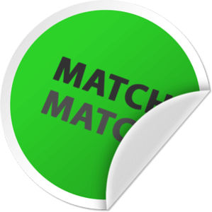 circle with match text