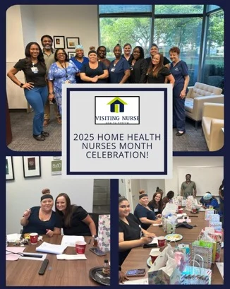 🎉 Celebrating Nurses Month continues with our incredible nursing team at Hospice Atlanta | Visiting Nurse Home Health! 💙🩺Here's our Home Health team celebrating this week! We’re so proud of our compassionate, dedicated nurses who go above and beyond every day to care for our community in the comfort of their home. Thank you for all that you do! 👏

#NursesMonth #VisitingNurseHealthSystem #ThankYouNurses #hospiceatlanta